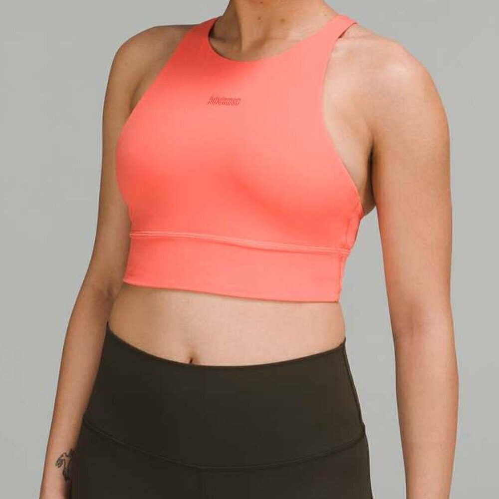 NWOT Lululemon Energy High-Neck Longline Bra *Medium Support, B–D Cups